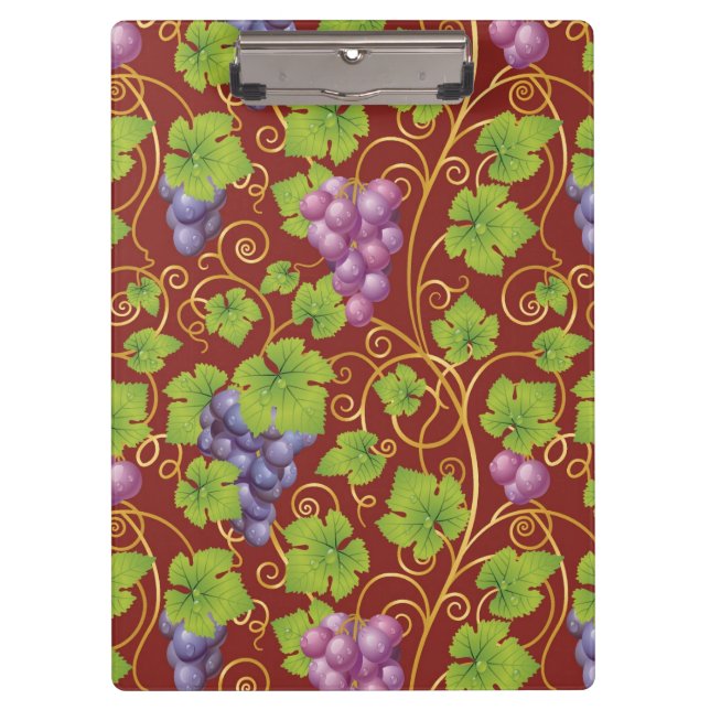 Grape Pattern Clipboard (Front)