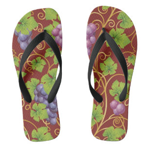 Grape Pattern Jandals