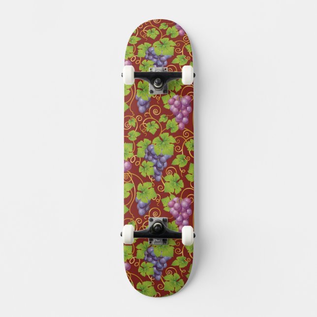 Grape Pattern Skateboard (Front)