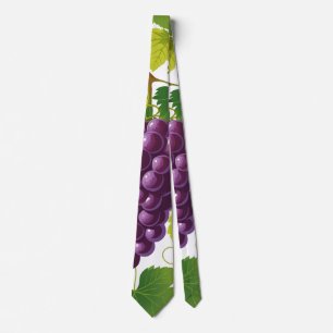 Grape Pattern Tie