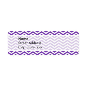 Grape Purple Chevron Stripes