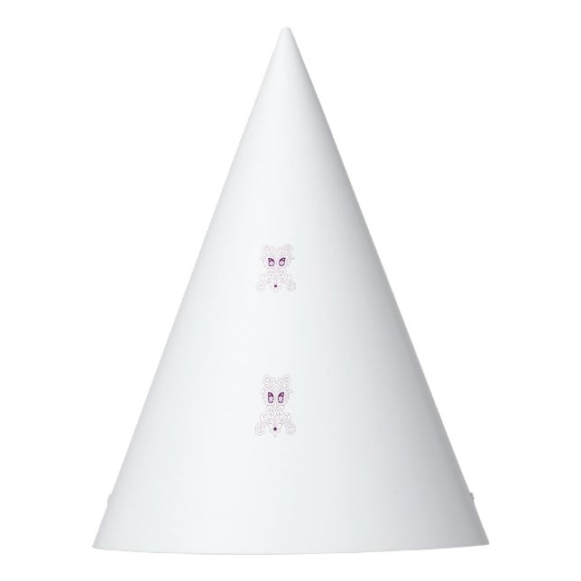 Grape Purple, Grape, Honey Flower decorative Party Hat (Front)