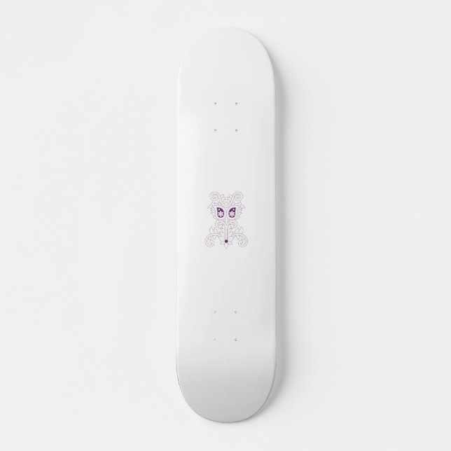 Grape Purple, Grape, Honey Flower decorative Skateboard (Front)