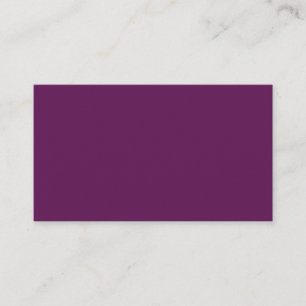 Grape purple (solid colour) business card