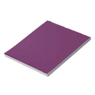 Grape purple (solid colour)  notepad