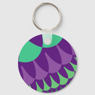 Grape Scales Key Ring