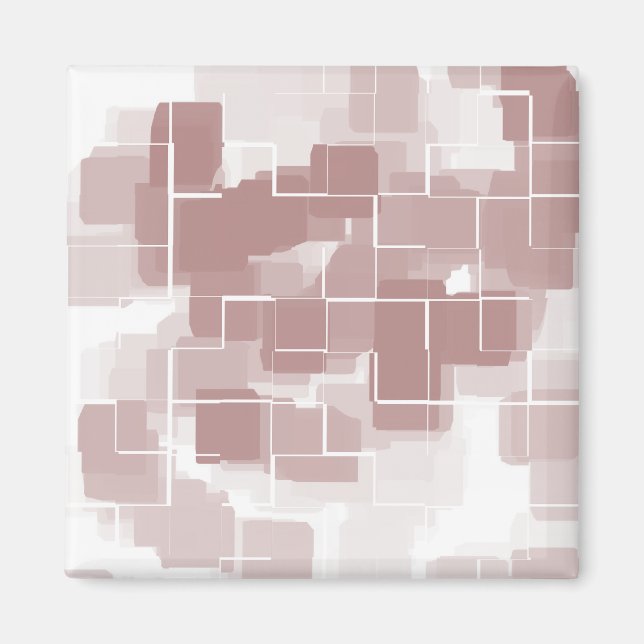 "Grape Soda" Geometric Art Magnet (Front)