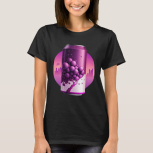 Grape Soda Synthwave 80s Retrowave Aesthetic  1 T-Shirt