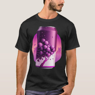 Grape Soda Synthwave 80s Retrowave Aesthetic 1 T-Shirt
