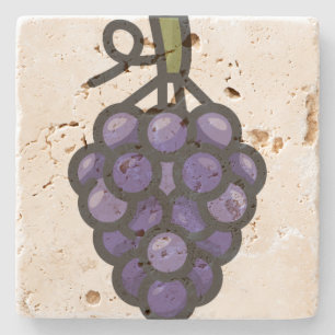 grape stone coaster