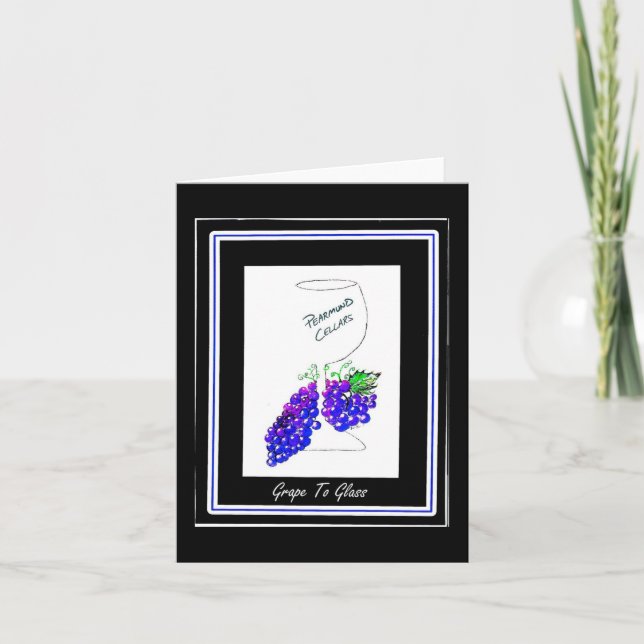 GRAPE TO GLASS CARD (Front)