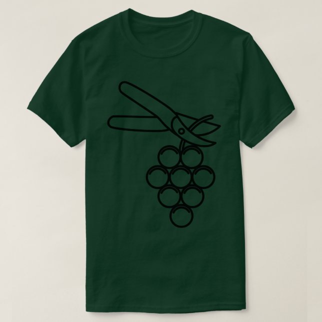 Grape Trimming T-Shirt (Design Front)