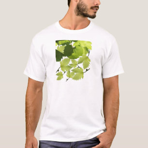 Grape Vine Green Leaves T-Shirt