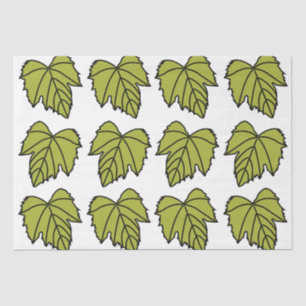 Grape Vine Green Leaves Vines Tissue Paper
