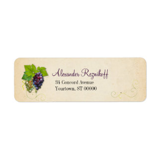 Grape Vine Return Address