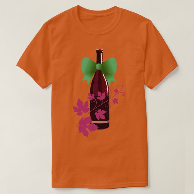 Grape Vine Wine T-Shirt (Design Front)