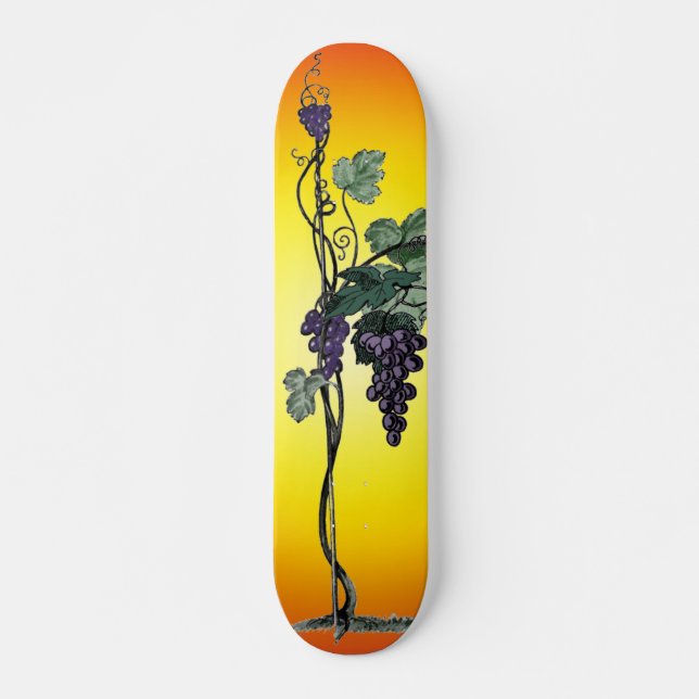 Grape Vines Skateboard (Front)