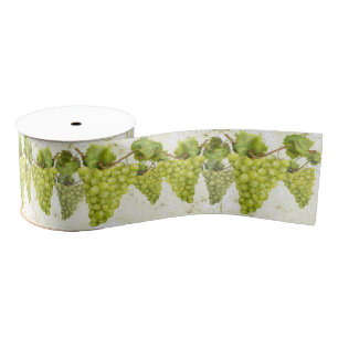 Grape Vineyard Botanical Grosgrain Ribbon