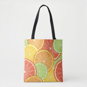 Grapefruit and orange abstract background. tote bag