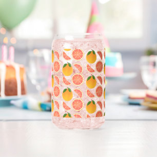 Grapefruit Can Glass