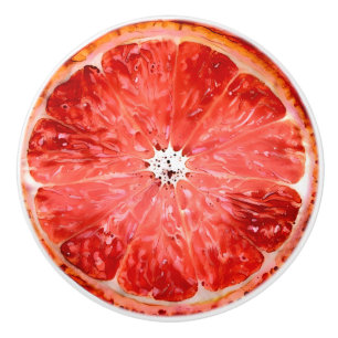 Grapefruit Ceramic Knob
