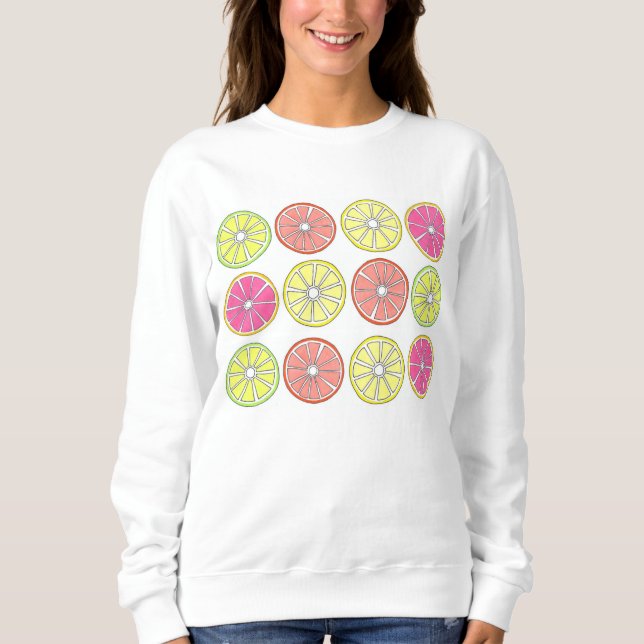 Grapefruit Lemon Lime Orange Citrus Sweatshirt (Front)