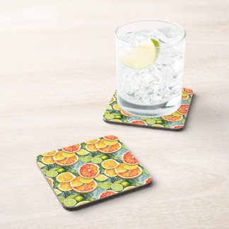 Grapefruit, Lemons, Limes and Oranges Citrus Coaster