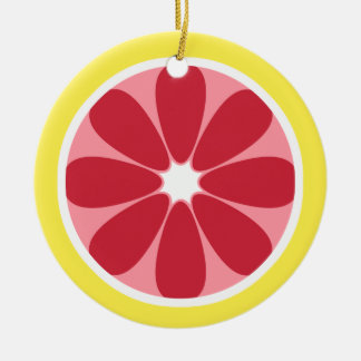 Grapefruit Slice Ornament