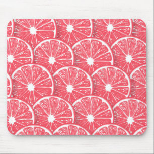 Grapefruit slices mouse pad