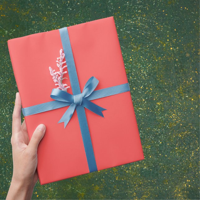 Grapefruit Solid Colour Wrapping Paper (Creator Uploaded)