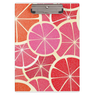 Grapefruit vintage background clipboard