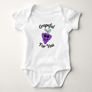 Grapeful For You Baby Bodysuit