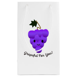 Grapeful for You Small Gift Bag