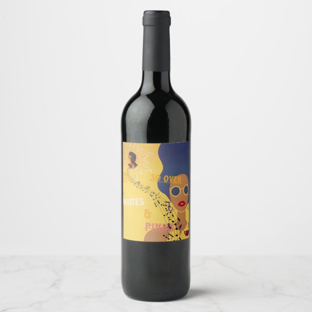 Grapejuice inspired wine label (Front)