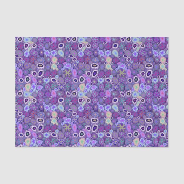Grapeness Millefiori Tissue Paper (Front)