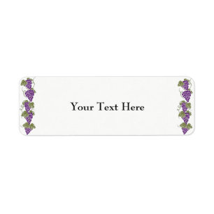 Grapes Address Labels