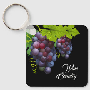 Grapes Aluminium Keychain