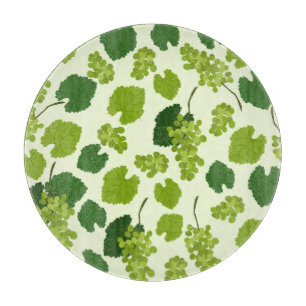 Grapes and Grape Leaves Pattern    Cutting Board
