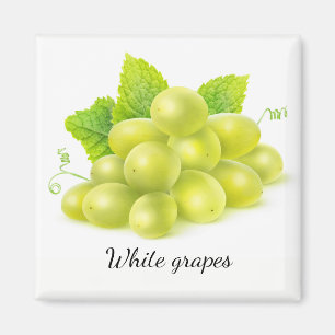 Grapes and mint magnet