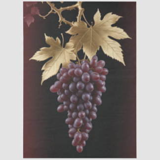 Grapes and Vine Tissue Paper