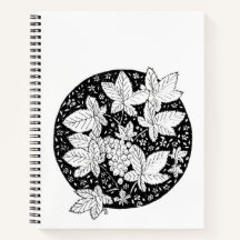Grapes and Vines Inkdrawing