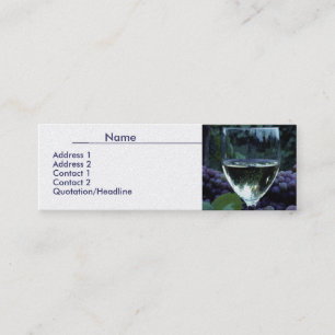 Grapes And Wine Business Card