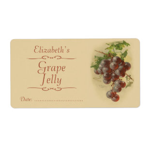 Grapes Canning label