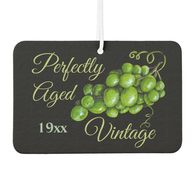 Grapes Car Air Freshener (Front)