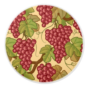 Grapes Ceramic Knob