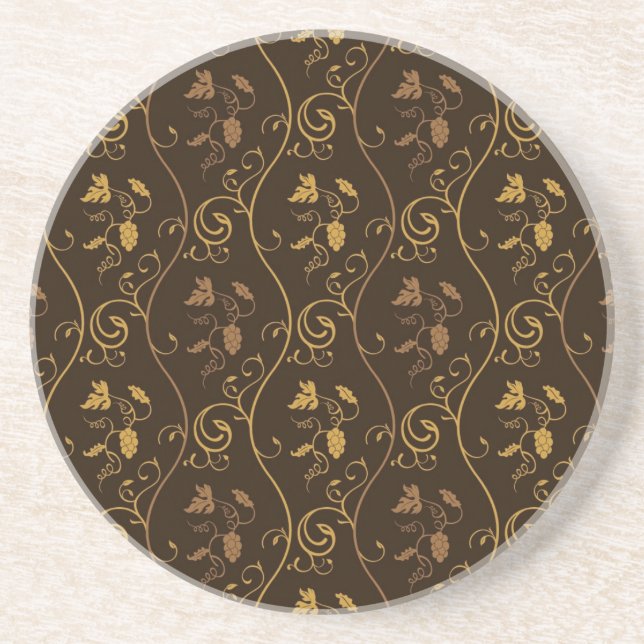 Grapes décor coaster (Front)