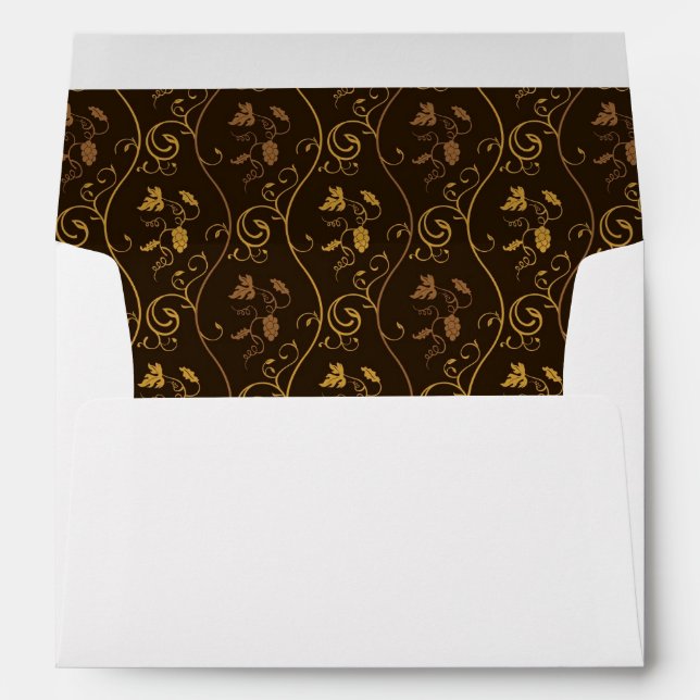 Grapes décor envelopes (Back (Bottom))