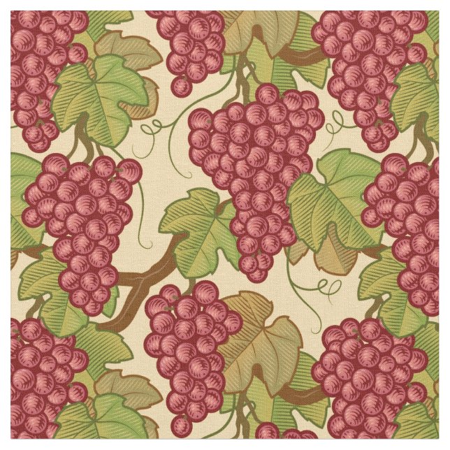 Grapes Fabric (Close Up)