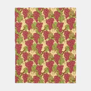 Grapes Fleece Blanket