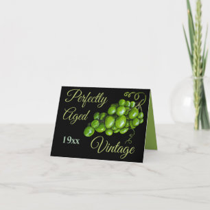 Grapes Folded Greeting Card
